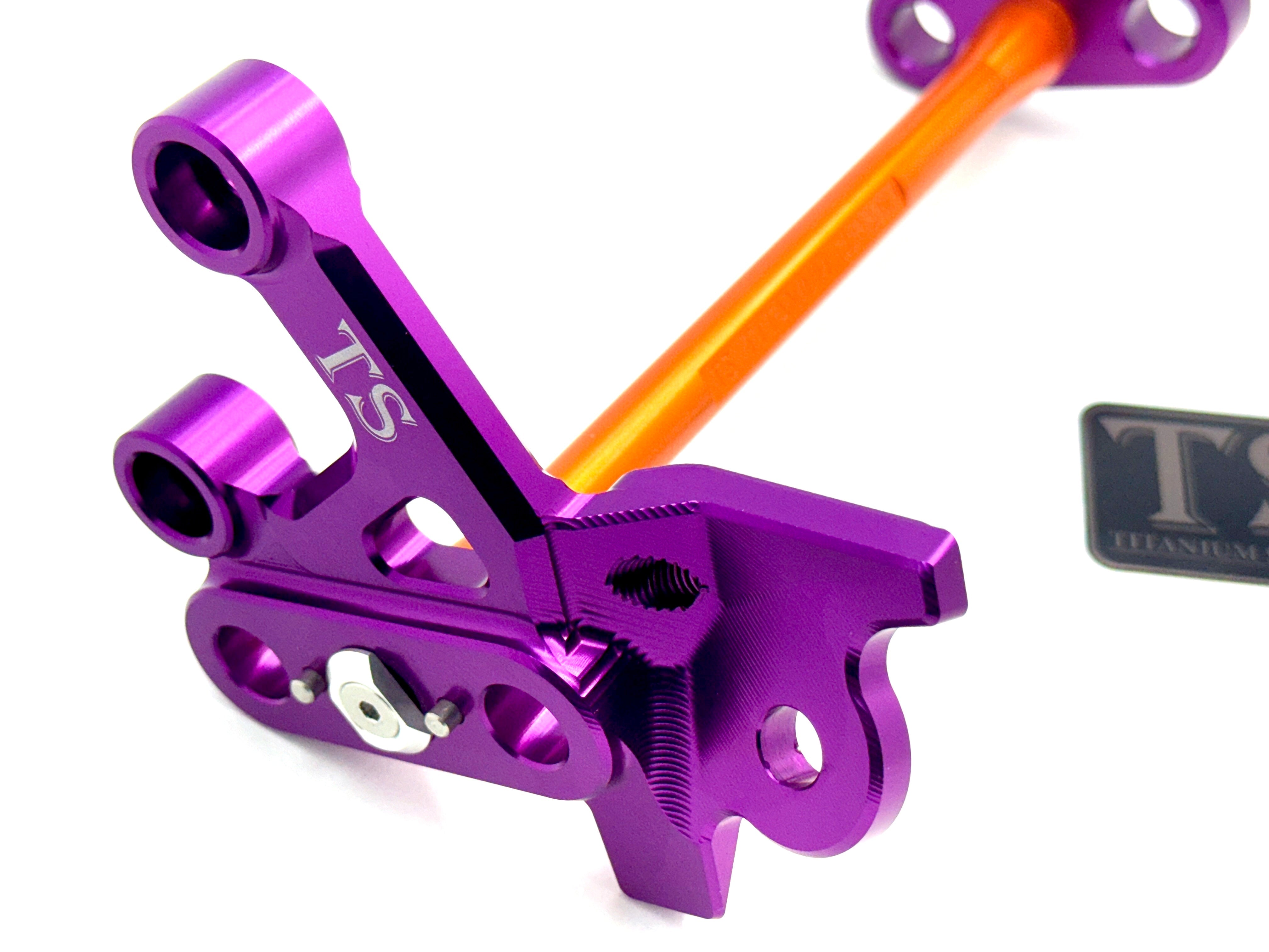 Custom CNC Aluminum Footpeg Bracket Assembly E-Ride Pro