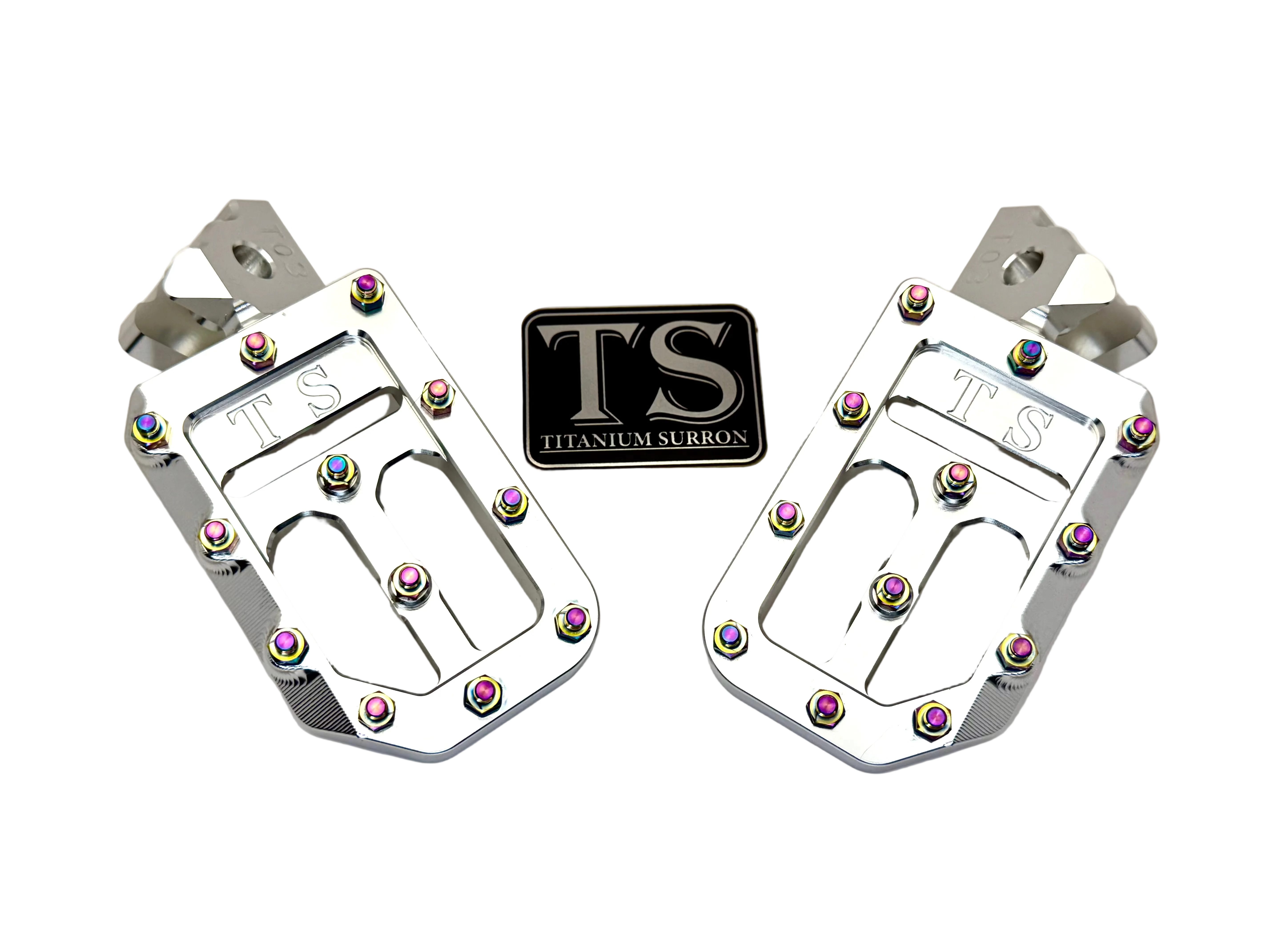 TS Custom Foot Pegs w/ Titanium Grips for Talaria and Altis
