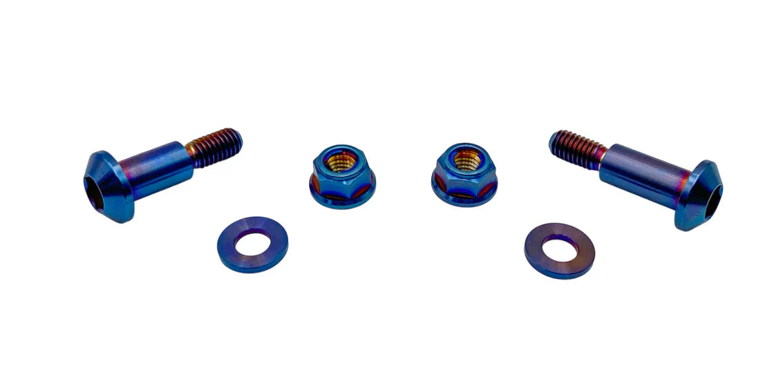 Warp 9 Shorty Style Ultra Bee Lever Pivot Bolts – Titanium Upgrade
