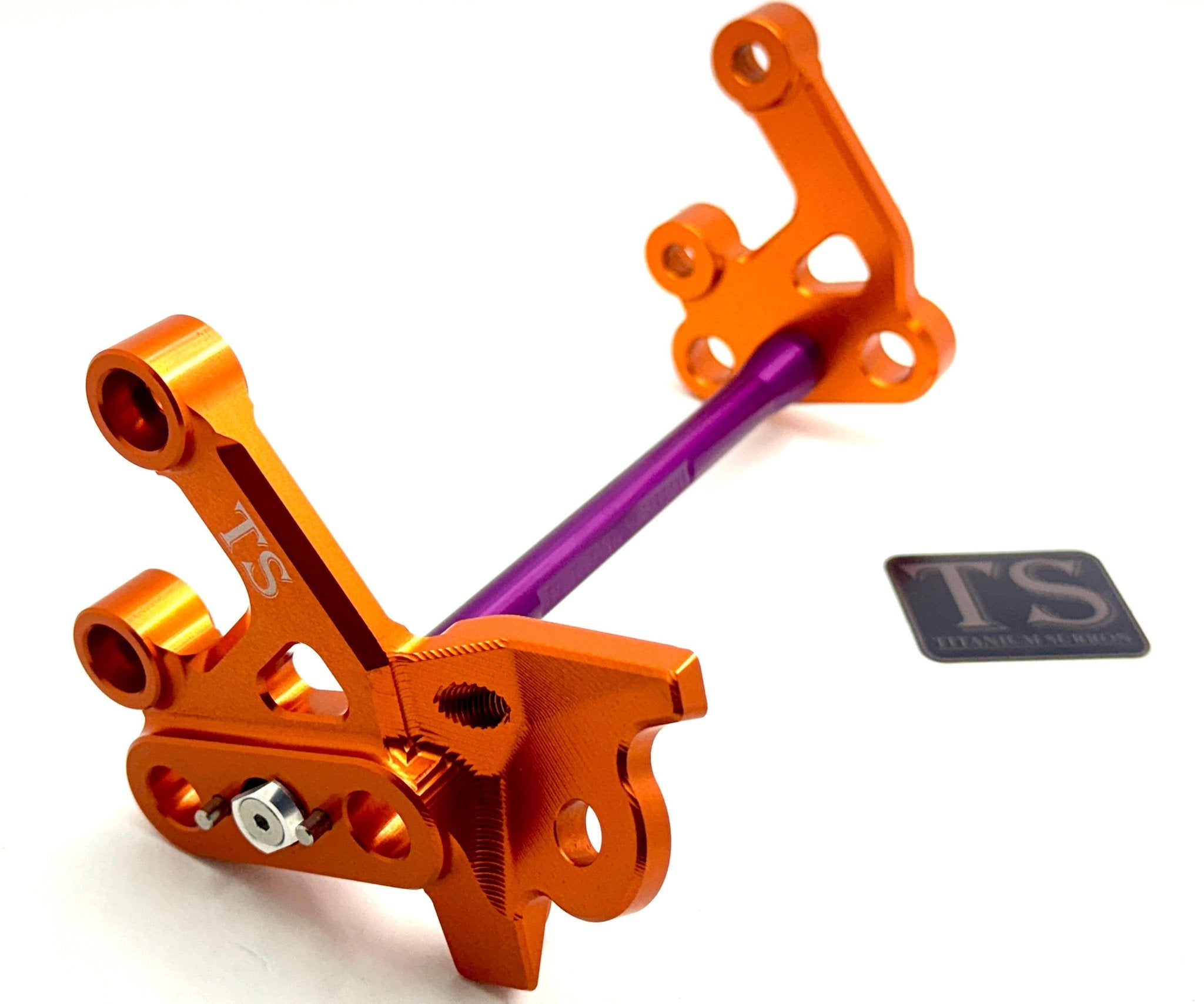 Custom CNC Aluminum Footpeg Bracket Assembly E-Ride Pro