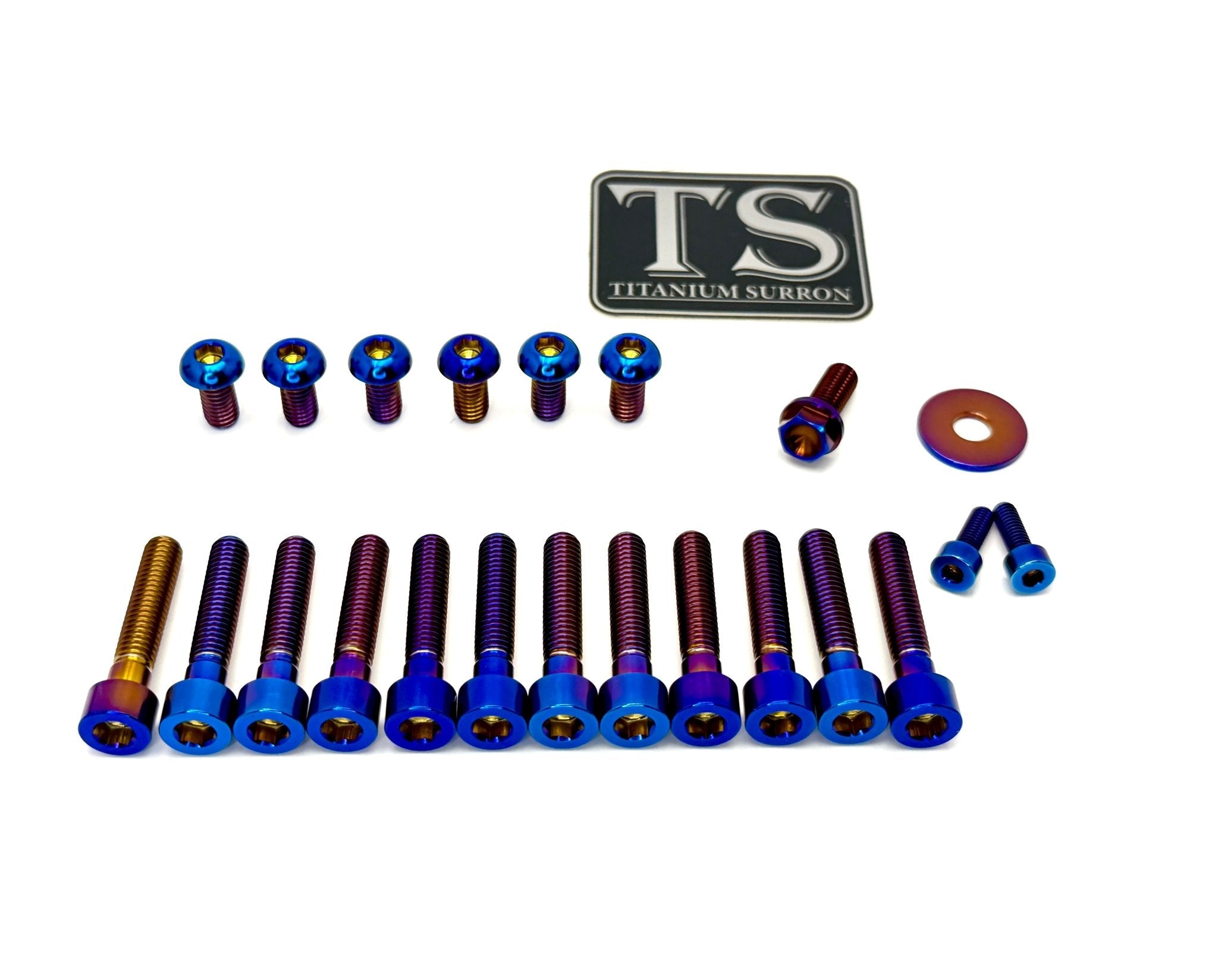Titanium Bolt Kit for Sirris F43 Fork (22 Pieces)