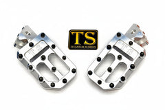 TS Custom Foot Pegs w/ Titanium Grips for Surron and Most Light E-moto