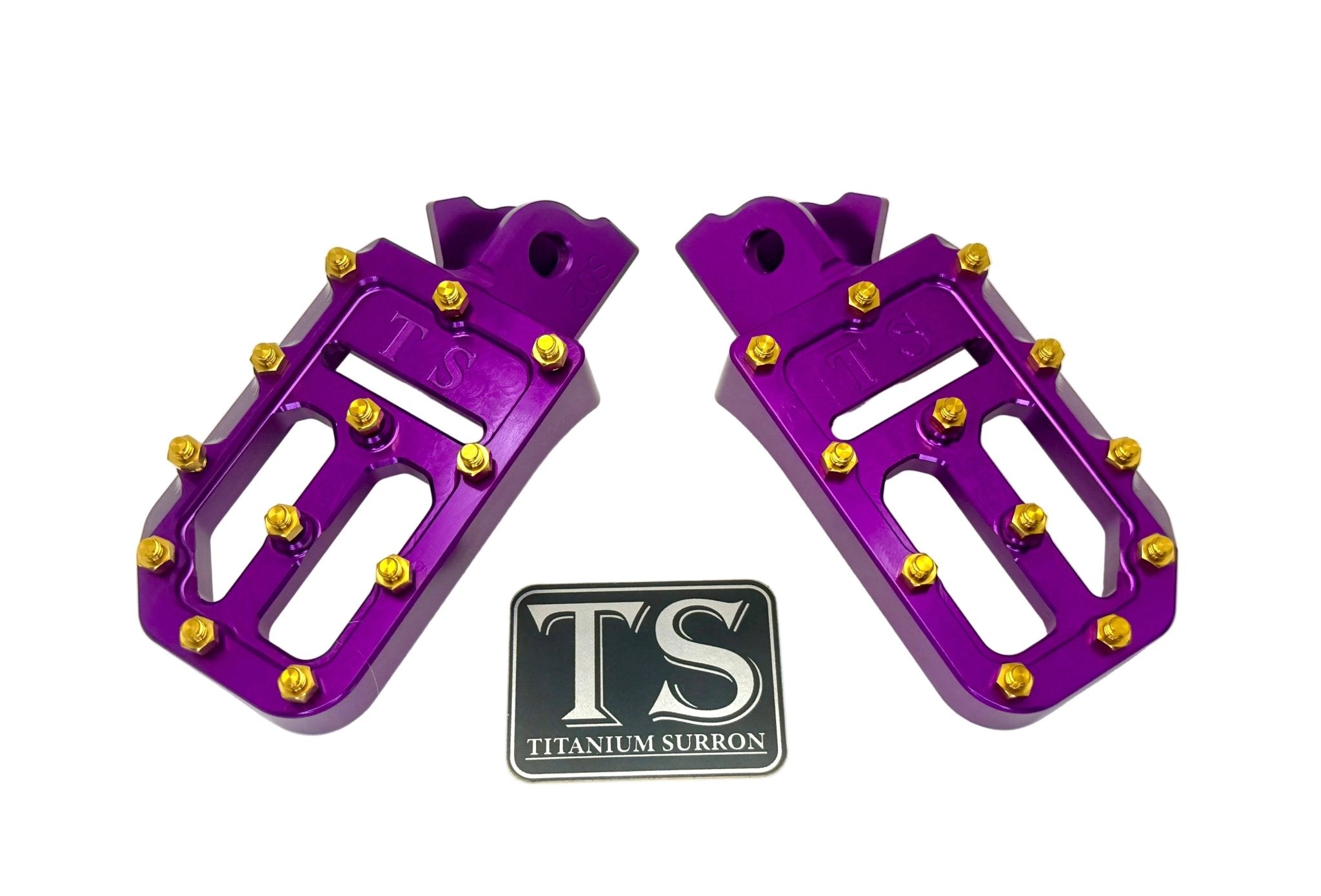 TS Custom Foot Pegs w/ Titanium Grips for Talaria and Altis